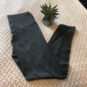 aerie green play leggings